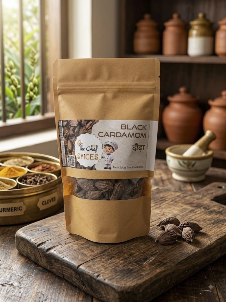 Black cardamom काली इलायची दौड़ा